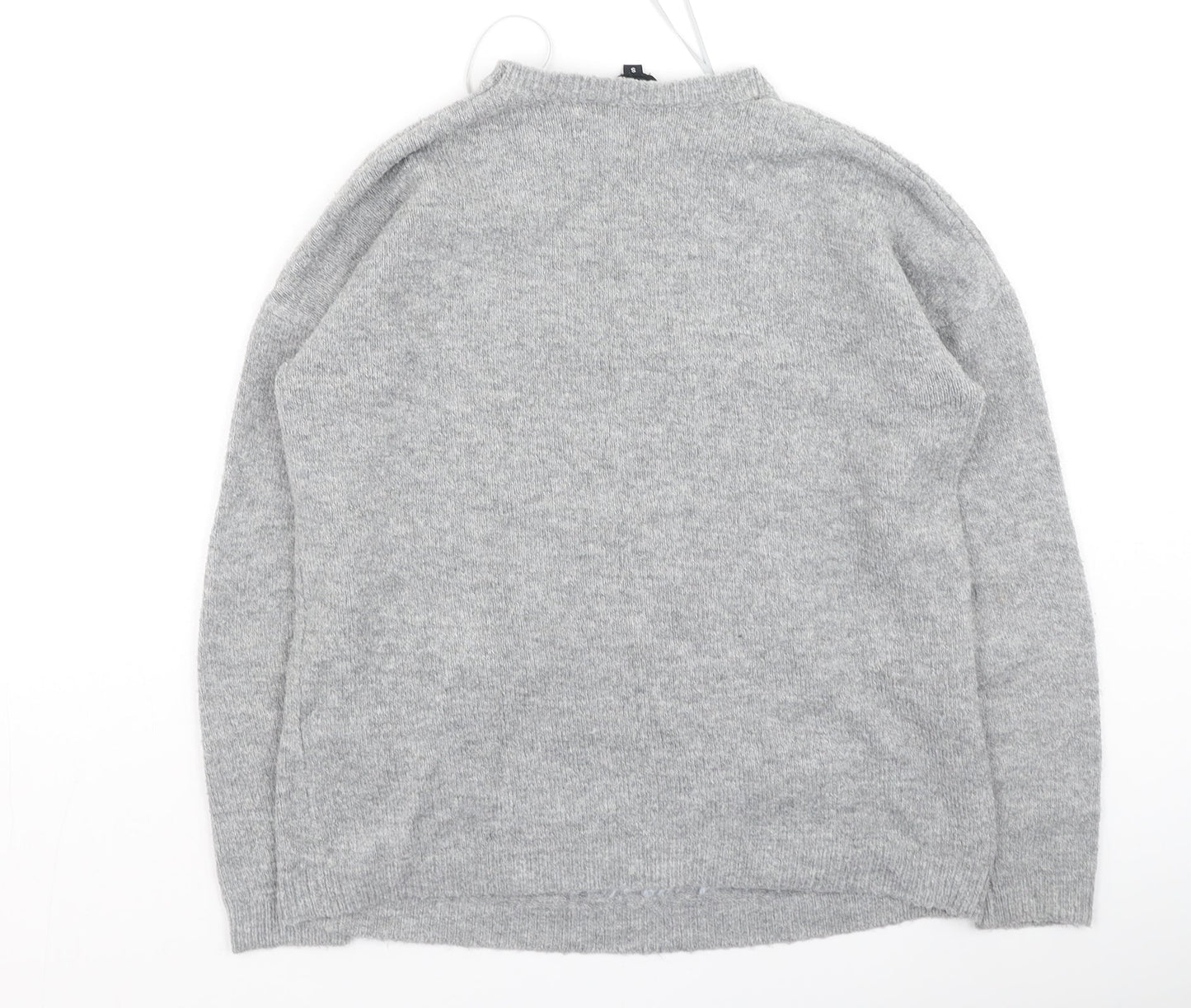 Womens UK Size S Peacocks Grey Pullover Jumper