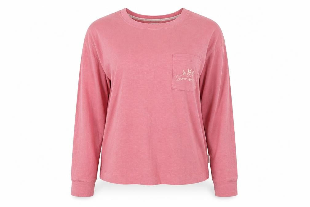 Primark Womens Pink Solid Cotton Top Pyjama Top Size XS