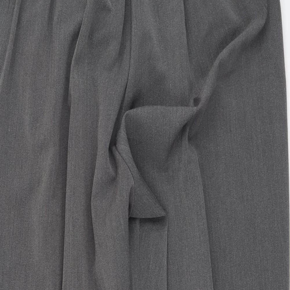 Womens UK Size 20 Preworn Regular Fit  Grey Trousers