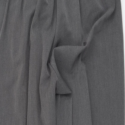 Womens UK Size 20 Preworn Regular Fit  Grey Trousers