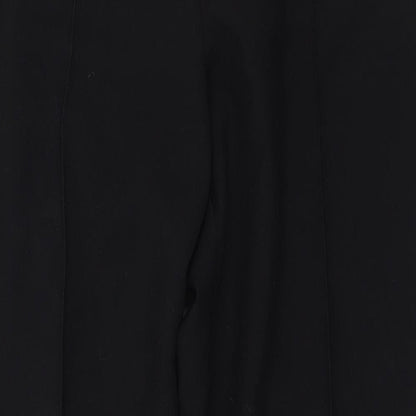 BM Womens Black  Polyester Trousers  Size 14 L25 in Regular