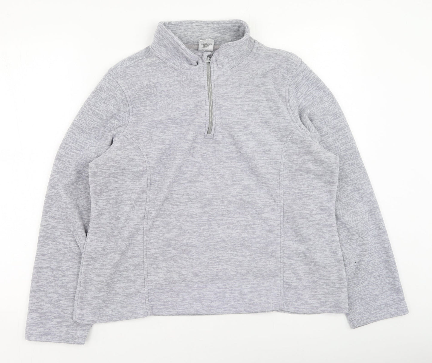 Crane Womens Grey  Polyester Pullover Sweatshirt Size 16