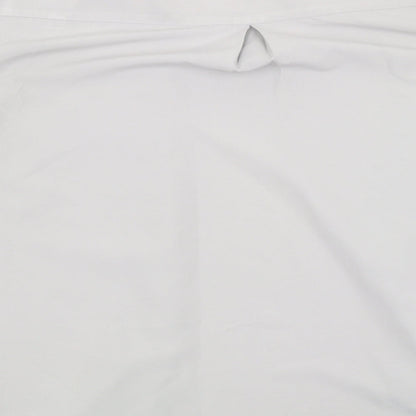 F&F Mens Grey  Polyester  Button-Up Size L Collared