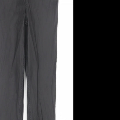 Denim & Co. Womens Black  Polyester Skinny Jeans Size 10 L28 in Regular Button