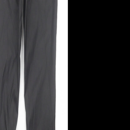 Denim & Co. Womens Black  Polyester Skinny Jeans Size 10 L28 in Regular Button