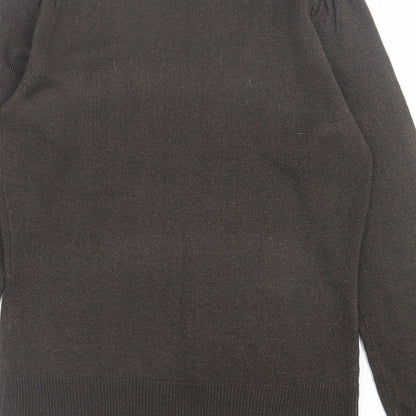 Womens UK Size 10 Dorothy Perkins Brown Pullover Jumper