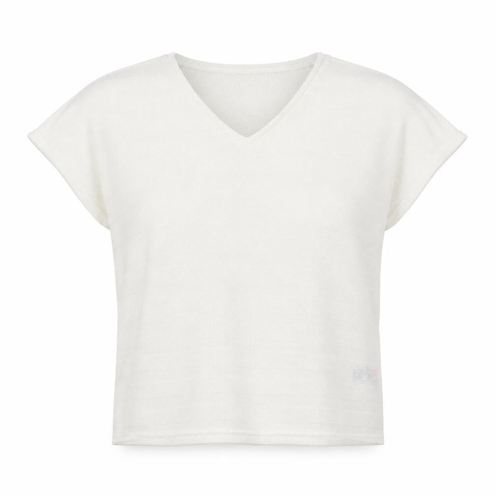 Womens UK Size L New Look White Pullover Jumper