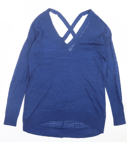 Womens UK Size 10 River Island Blue Pullover Jumper