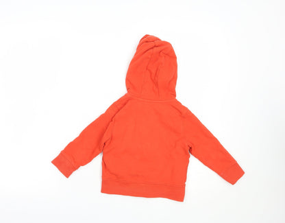 Mini Club Baby Red  Cotton Full Zip Jumper Size 18-24 Months  Zip