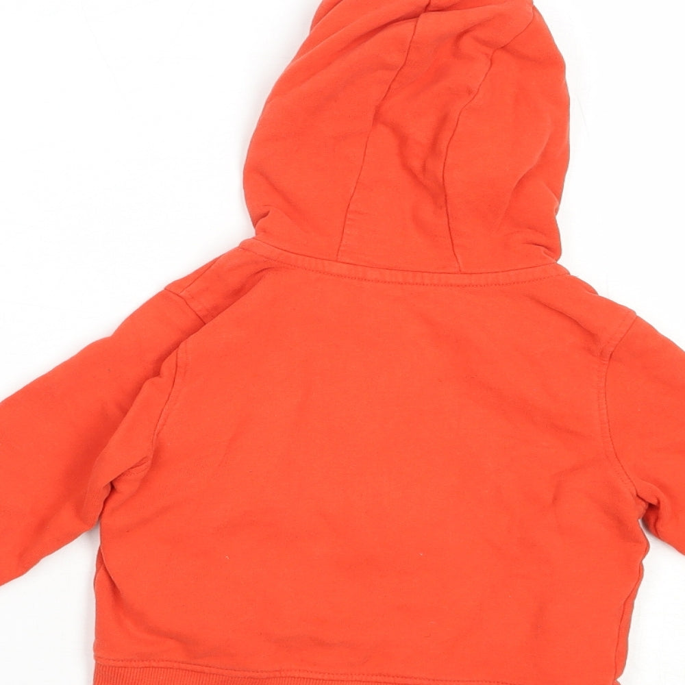 Mini Club Baby Red  Cotton Full Zip Jumper Size 18-24 Months  Zip