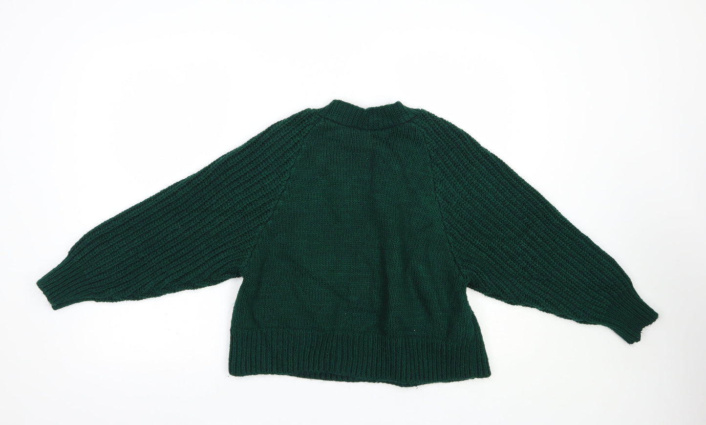 Womens UK Size S Topshop Green Pullover Jumper