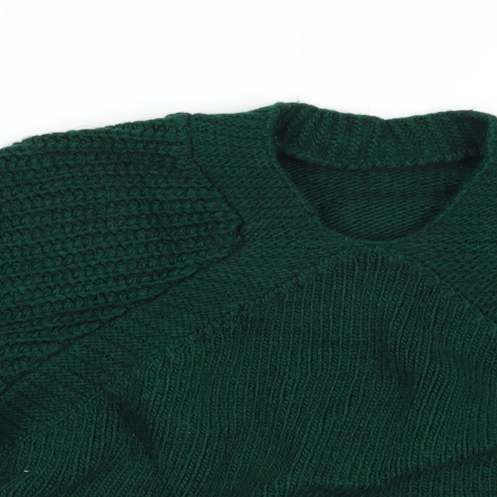 Womens UK Size S Topshop Green Pullover Jumper