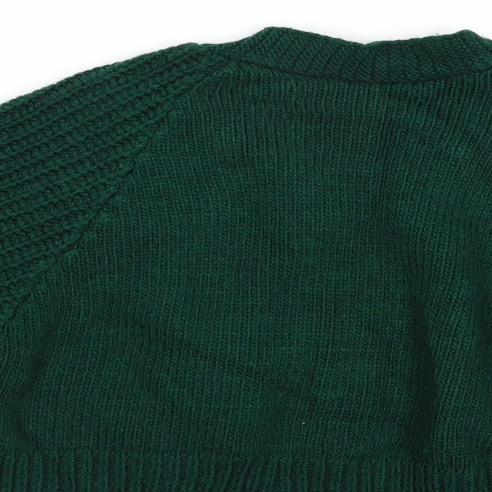 Womens UK Size S Topshop Green Pullover Jumper