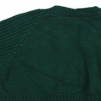 Womens UK Size S Topshop Green Pullover Jumper