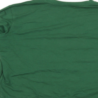 SheIn Womens Green  Cotton Pullover Sweatshirt Size M  Pullover - More Kindness