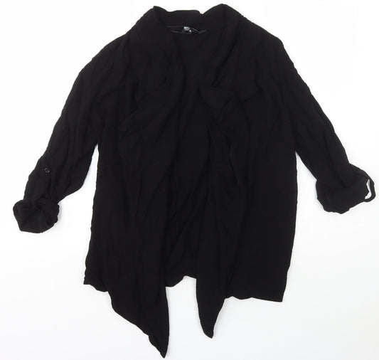 Womens UK Size 10 New Look Black Cardigan Jumper
