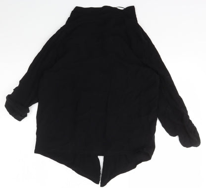 Womens UK Size 10 New Look Black Cardigan Jumper
