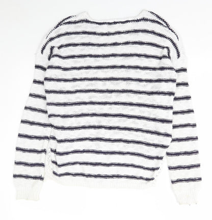 Womens UK Size 8 New Look Blue Pullover Jumper