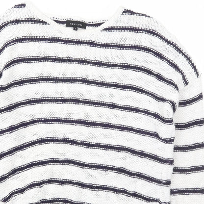 Womens UK Size 8 New Look Blue Pullover Jumper
