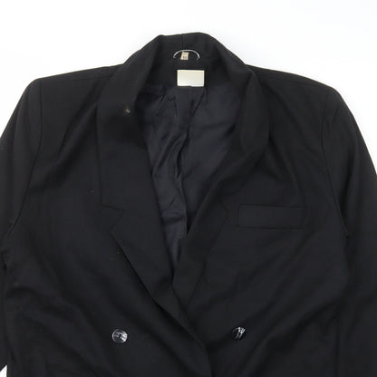MARK ONE Womens Black   Jacket  Size 10  Buckle