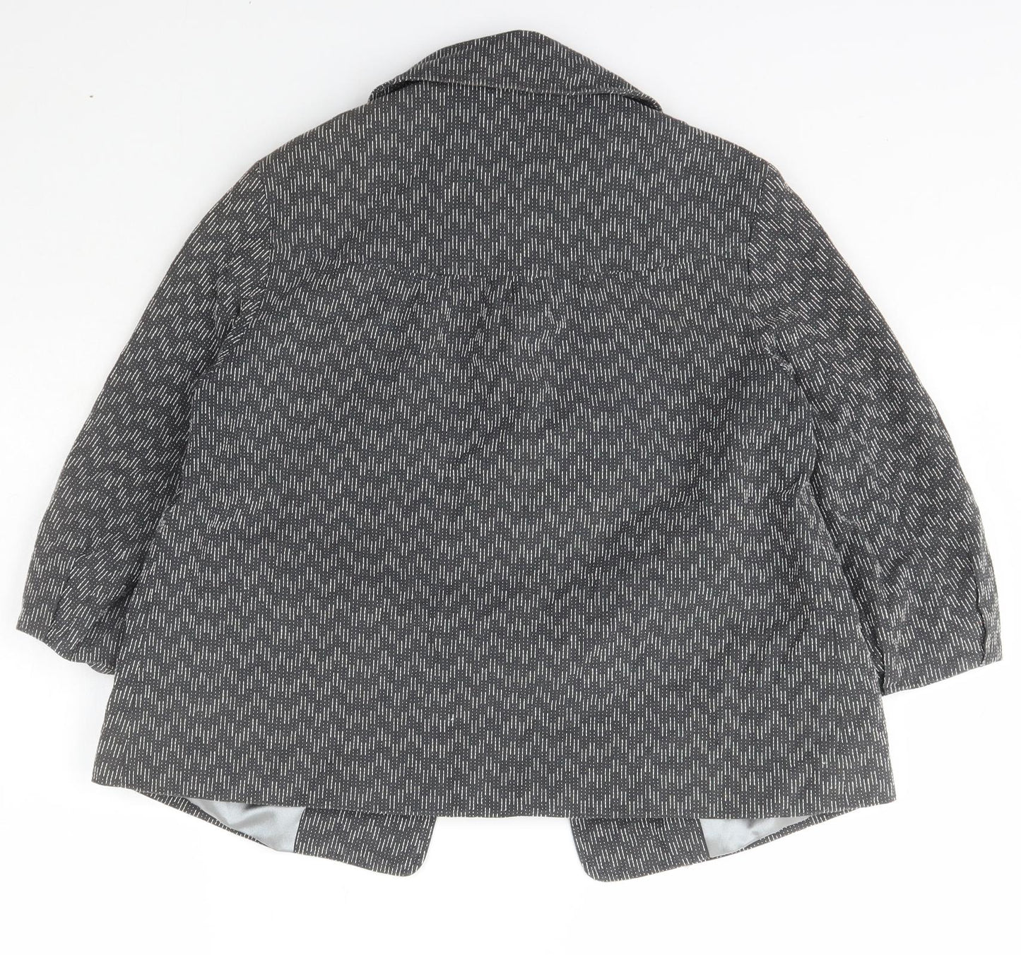 George Womens Grey   Jacket Blazer Size 12  Buckle