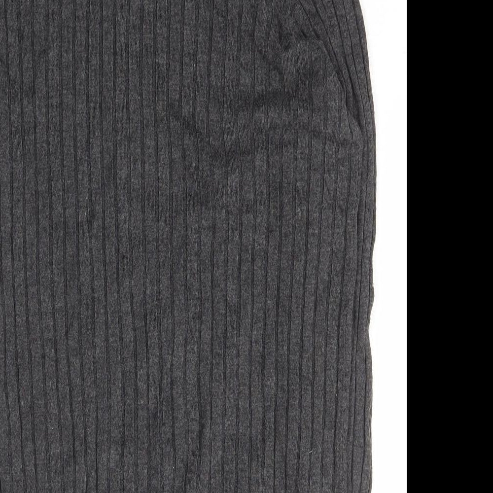 F&F Womens Green Roll Neck  Nylon Pullover Jumper Size 12