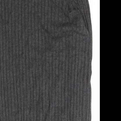 F&F Womens Green Roll Neck  Nylon Pullover Jumper Size 12