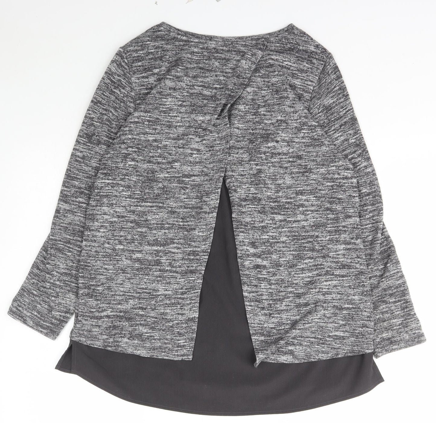 Womens UK Size 12 Viz a Viz Grey Pullover Jumper