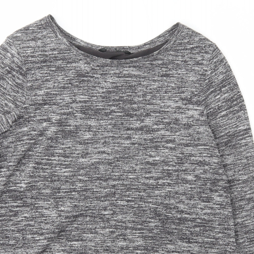 Womens UK Size 12 Viz a Viz Grey Pullover Jumper