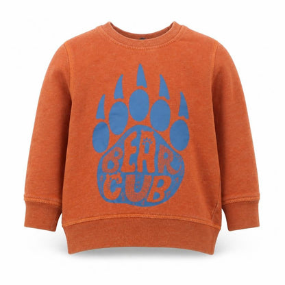 George Boys Brown  Cotton Pullover Sweatshirt Size 2-3 Years  Pullover