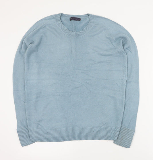 Womens UK Size 12 Marks and Spencer Blue Pullover Jumper