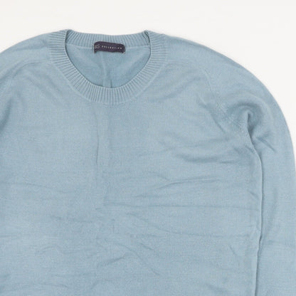 Womens UK Size 12 Marks and Spencer Blue Pullover Jumper