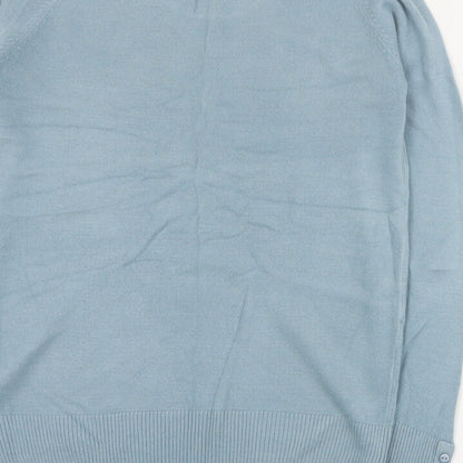 Womens UK Size 12 Marks and Spencer Blue Pullover Jumper