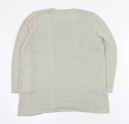 Womens UK Size S Bonmarche Beige Pullover Jumper