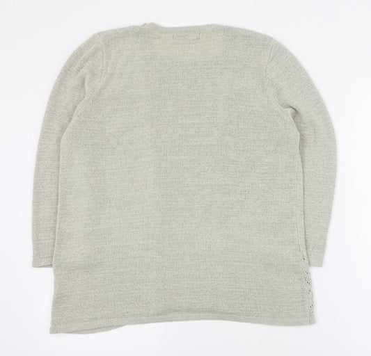 Womens UK Size S Bonmarche Beige Pullover Jumper