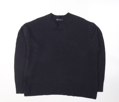 Womens UK Size 12 Marks and Spencer Blue Pullover Jumper