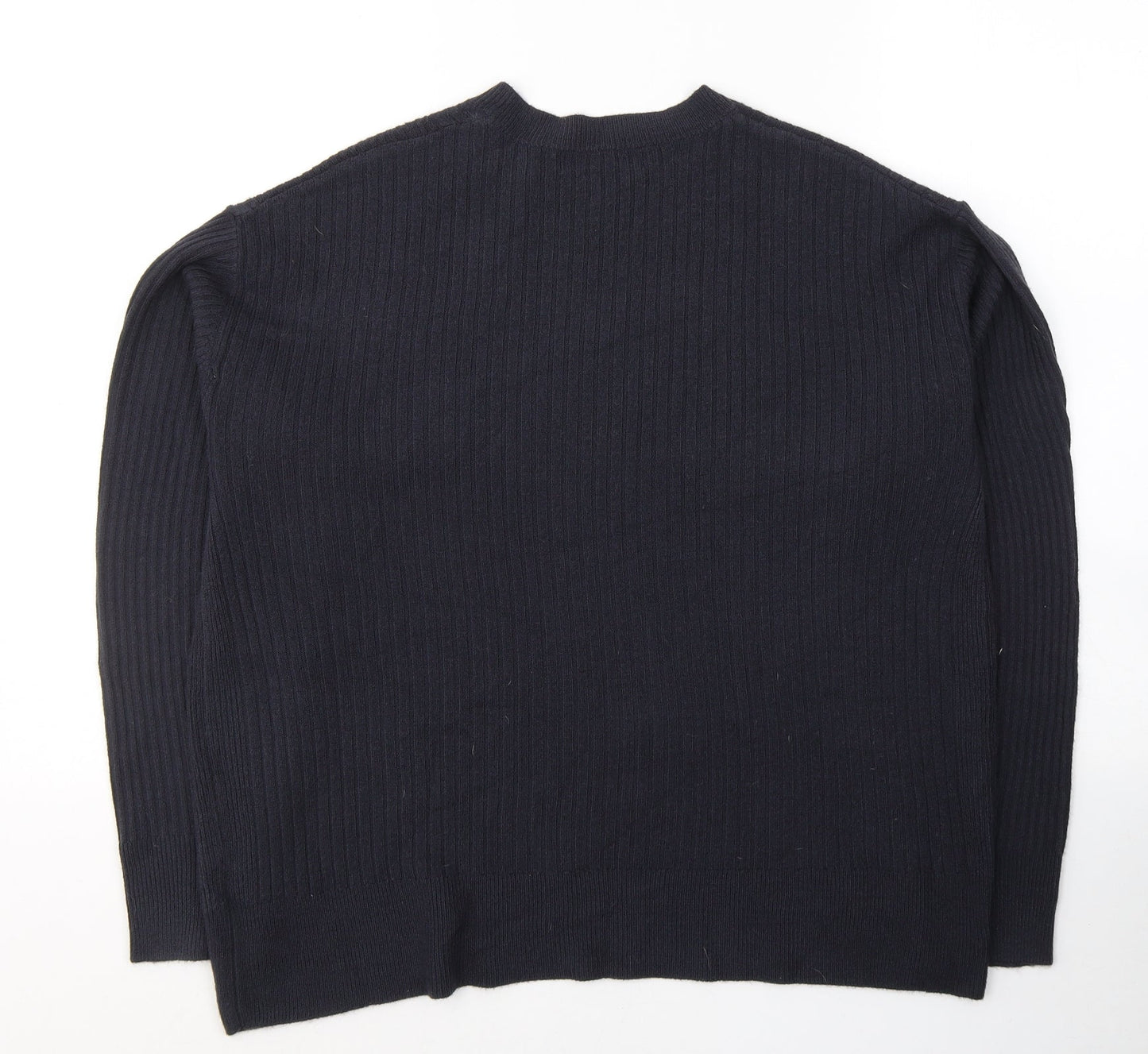 Womens UK Size 12 Marks and Spencer Blue Pullover Jumper