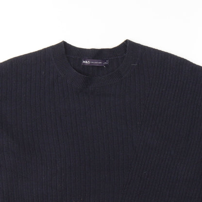 Womens UK Size 12 Marks and Spencer Blue Pullover Jumper