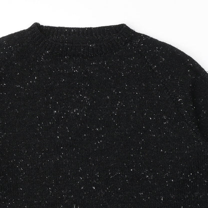 Womens UK Size L Preworn Black Pullover Jumper