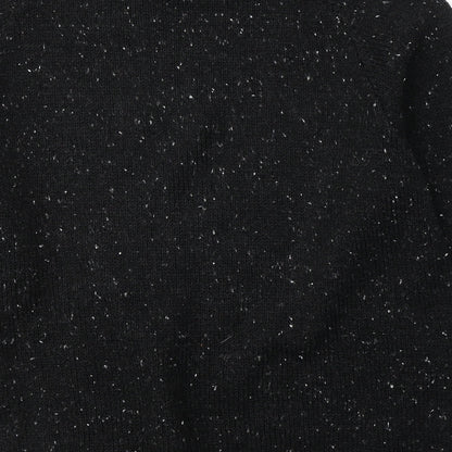 Womens UK Size L Preworn Black Pullover Jumper