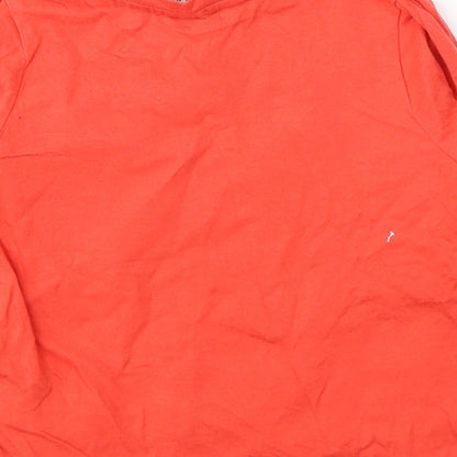 Disney Pixar Boys Red  Cotton Basic T-Shirt Size 2-3 Years Round Neck Pullover - Monsters Inc