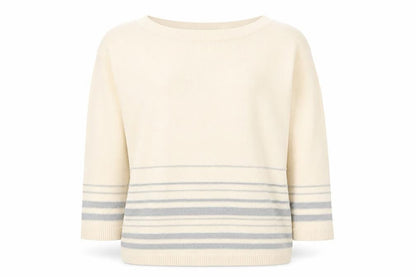 Womens UK Size M Tru Collection Beige Pullover Jumper