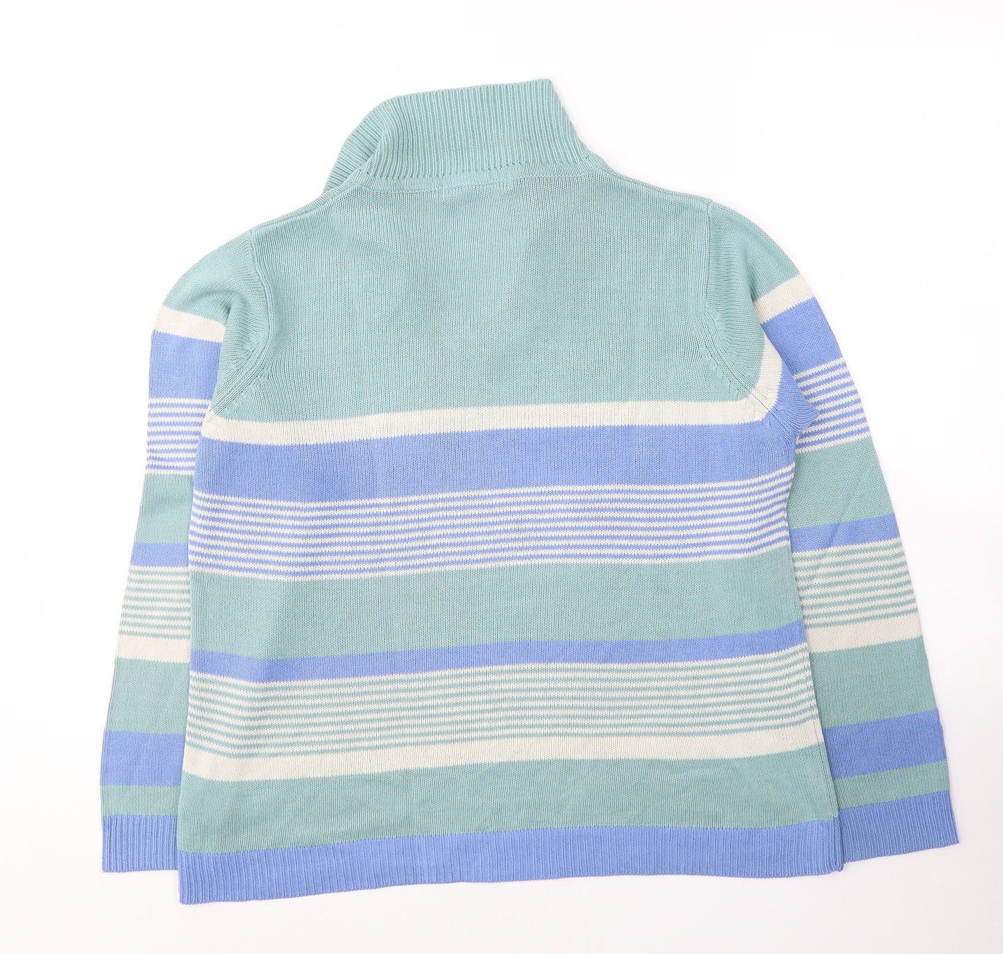 Womens UK Size 14 EWM Green Pullover Jumper
