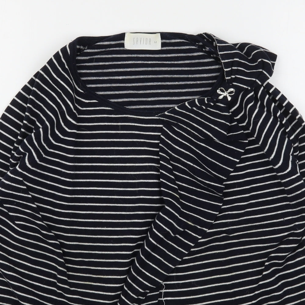 Womens UK Size M Savida Blue Pullover Jumper