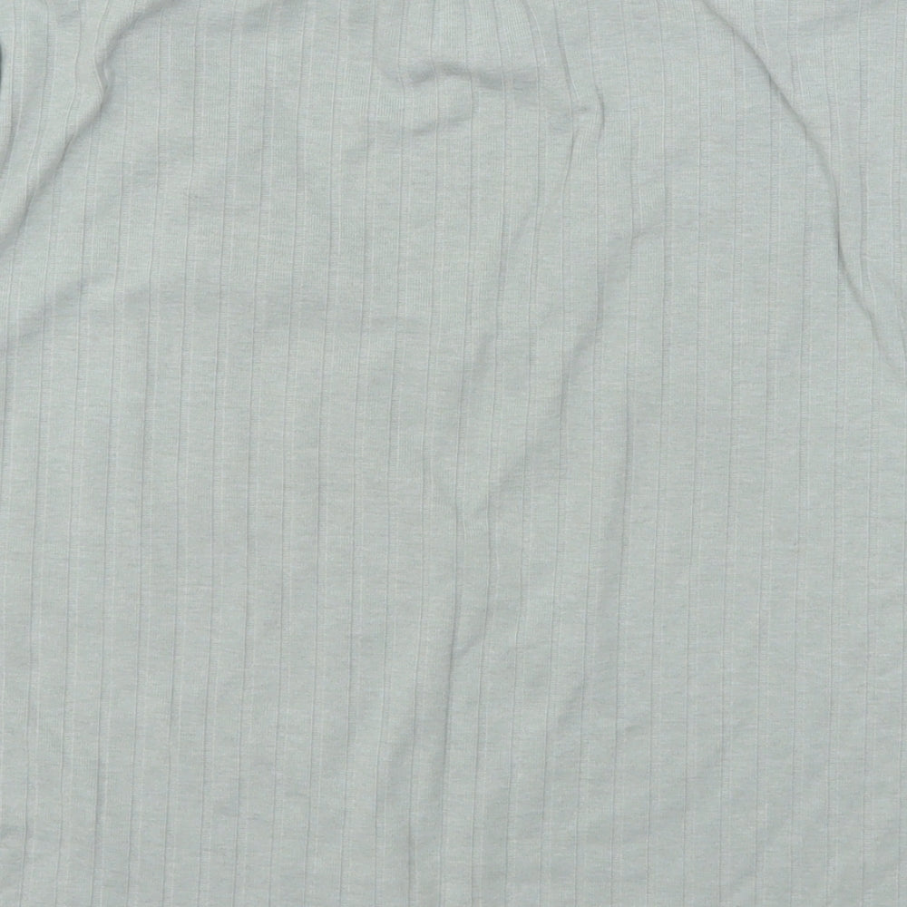 Womens UK Size 18 New Look Green Cropped T-Shirt