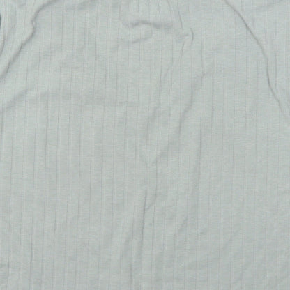 Womens UK Size 18 New Look Green Cropped T-Shirt