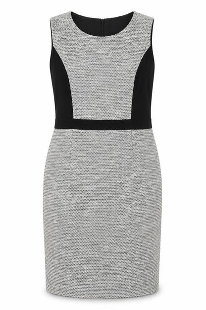 John Lewis  Womens Grey  Cotton Sheath  Size 12  Round Neck