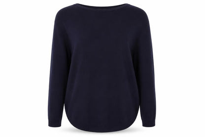 Tribekka 44 Womens Blue Round Neck  Rayon Pullover Jumper Size XL