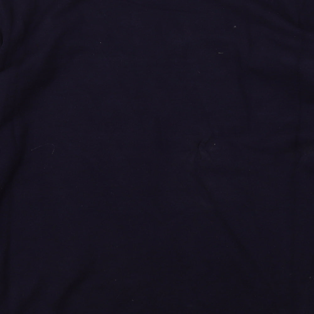 Tribekka 44 Womens Blue Round Neck  Rayon Pullover Jumper Size XL