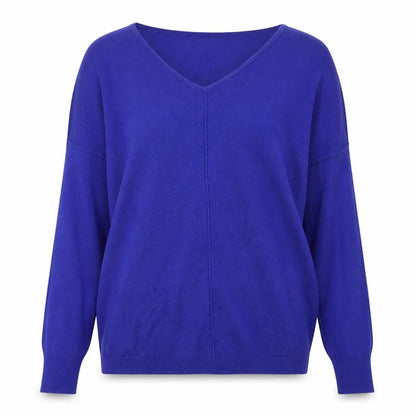 Womens UK Size 12 South Blue Pullover Jumper
